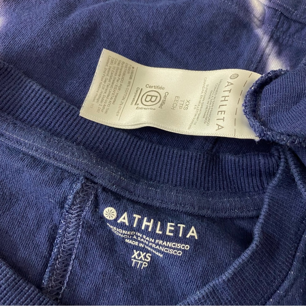 Women’s Athleta Pullover Sundown Sweatshirt 2.0 Size XXS - Picture 4 of 4